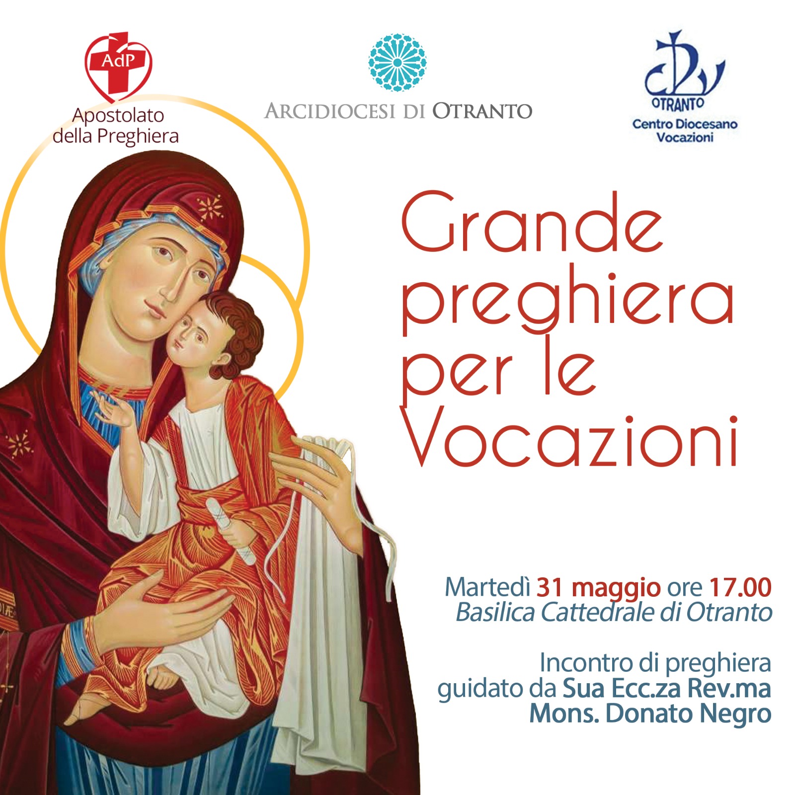 preghiera per le vocazioni 2025